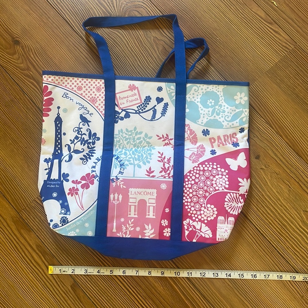 Lancôme canvas tite  bag Paris